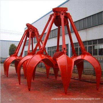 hydraulic grab bucket for crane spare parts